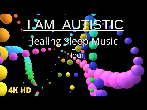 1 Hour Autism, ADHD, SPD & Aspergers Healing Sleep Sensory Music Colorful Spiral Beads